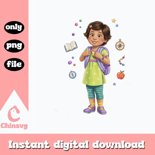 Dora The Explorer Back To School PNG, Dora Clipart PNG, Kids PNG