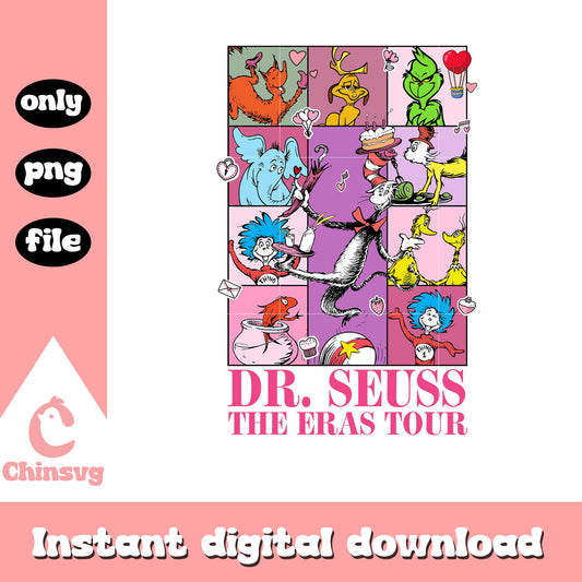 Dr.Seuss the eras tour valentine png, dr.seuss valentine png