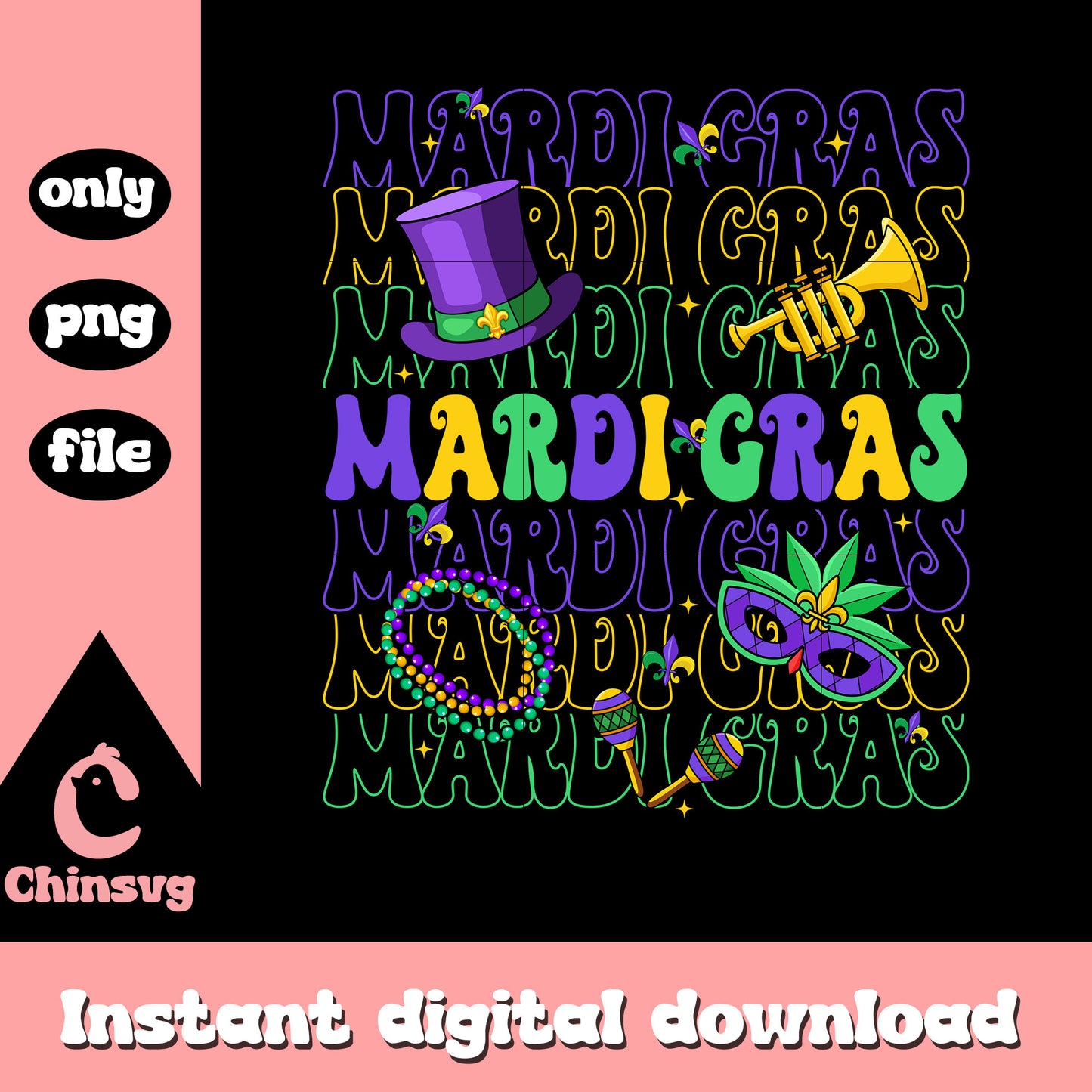 Draw magic mardi gras png, mardi gras significance​ png