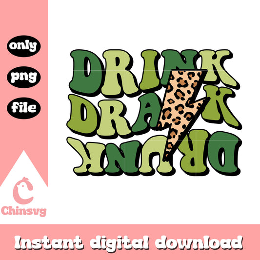 Drink custom patrick’s png, st patrick door decoration​​ png