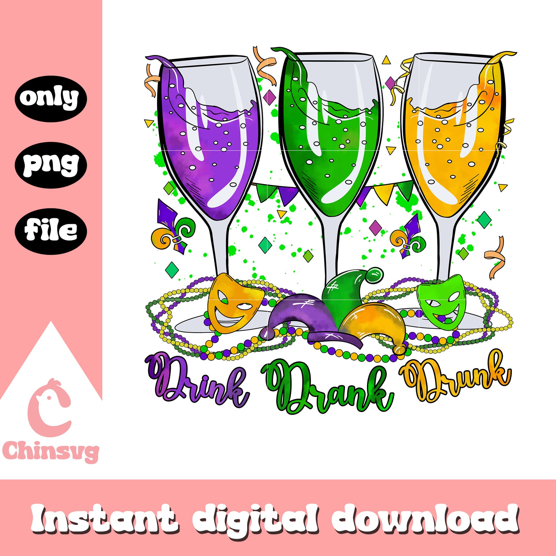 Drink drank mardi gras png, mardi gras what it means​​​​ png