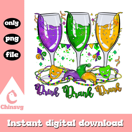 Drink drank mardi gras png, mardi gras what it means​​​​ png