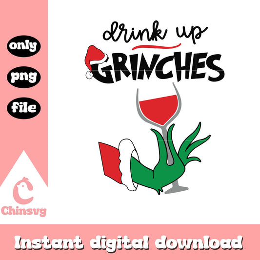 Drink up grinches glass of wine png, grinch pictures png