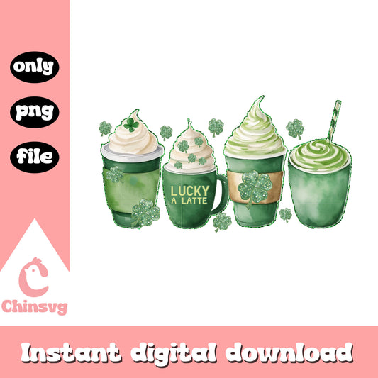 Drink watercolor st patrick’s png, st patrick's day drinks png