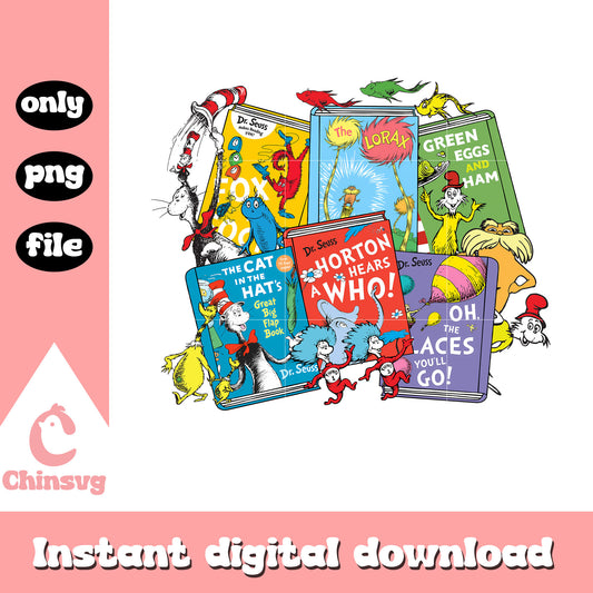 Dr seuss book design png, dr seuss book png, cartoon png