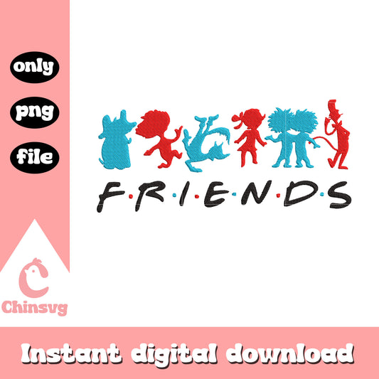 Dr seuss characters friends shadow png, dr seuss png, friends png