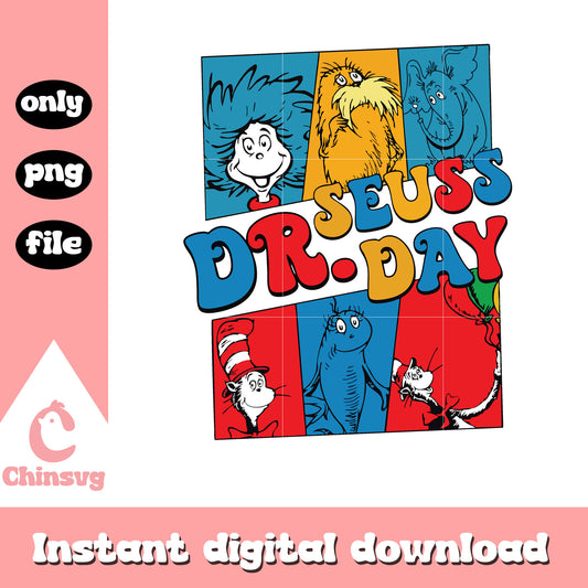 Dr seuss day cartoon character png, dr seuss day png, cartoon png