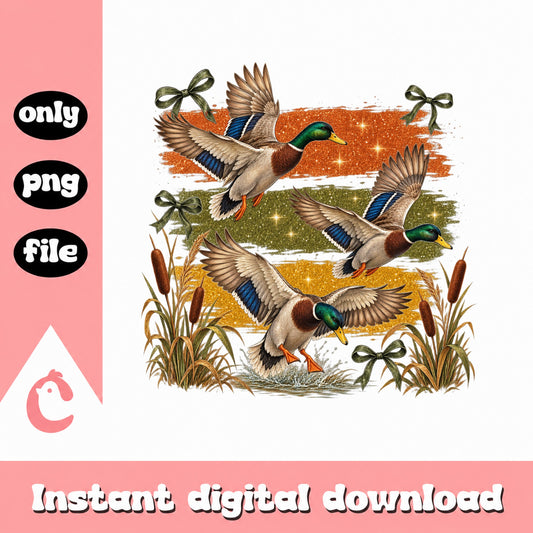 Duck Hunting PNG, Mallard Duck Clipart, Watercolor Duck PNG