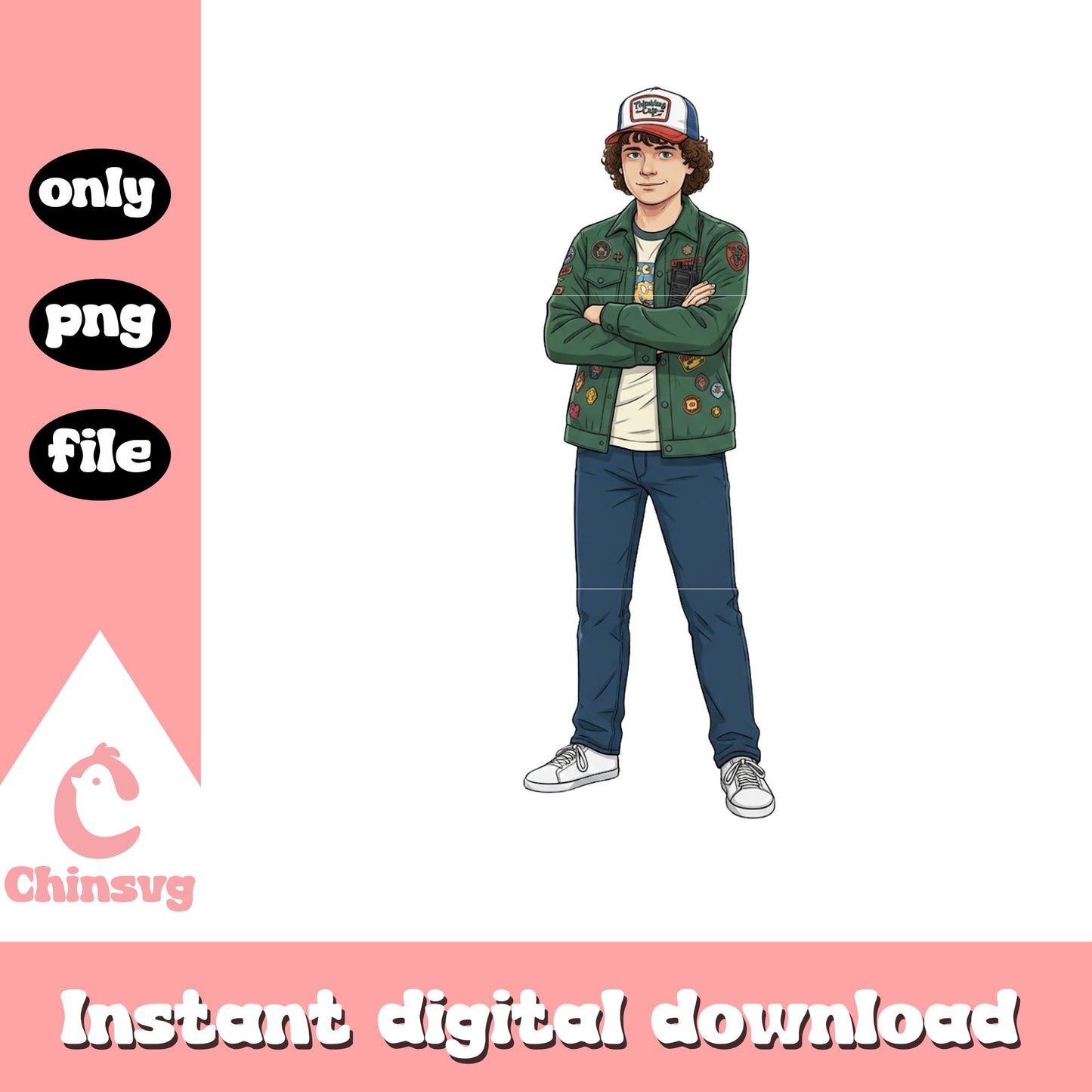 Dustin henderson stranger things png, dustin henderson​​ png