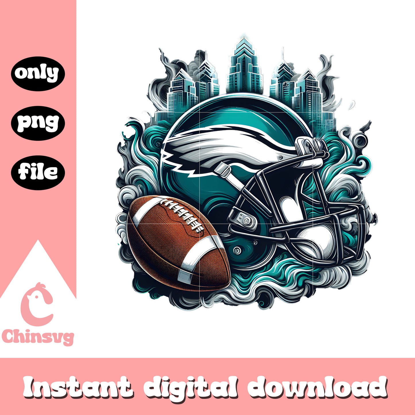 Eagles cool green helme png, nfl philadelphia eagles png