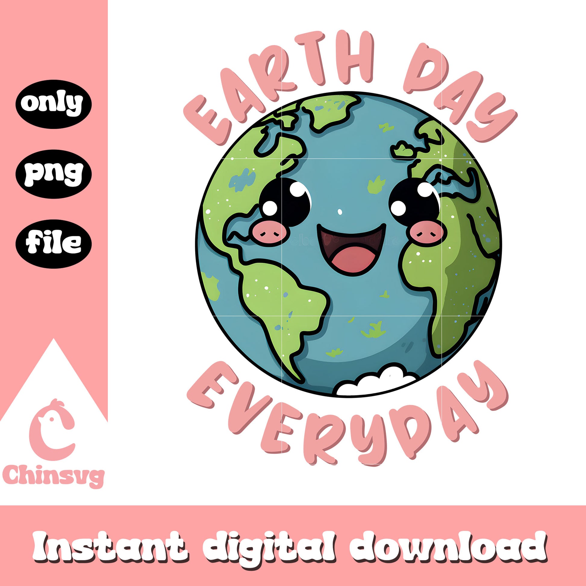 Earth day everyday cartoon earth design png, when is earth day png