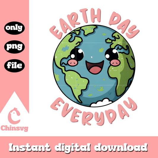 Earth day everyday global earth png, earth day facts​ png