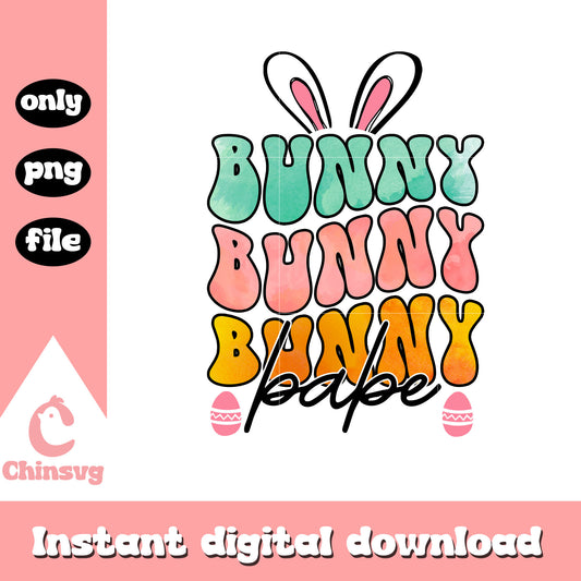 Easter bunny babe logo design png, easter bunny clipart​ png