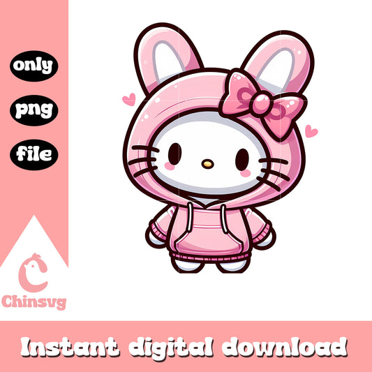 Easter day bunny kitty png, easter bunny rabbit png, easter day png