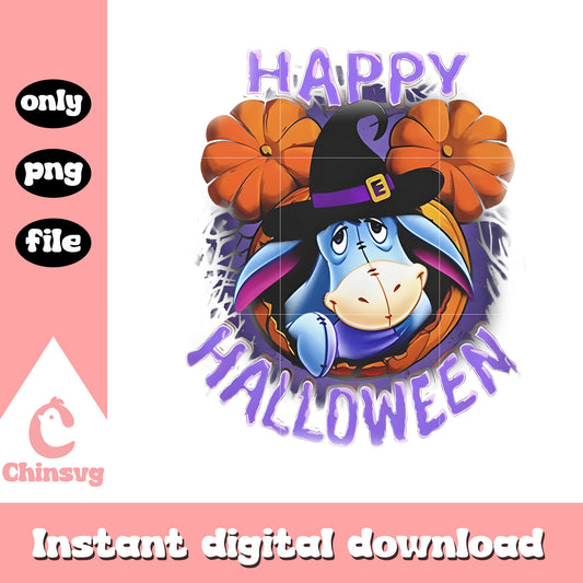 Eeyore character happy halloween png, winnie the pooh character png