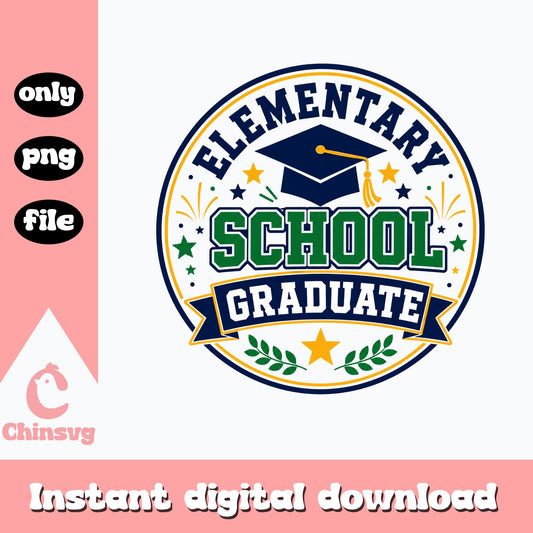 Elementary School Graduate PNG, Graduation Clipart, Kids PNG