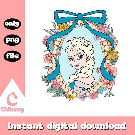 Elsa frozen mirror design png, frozen movie png, disney characters png