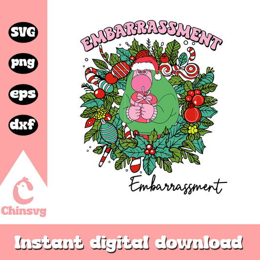 Embarrassment inside out christmas day svg, inside out movie​ svg
