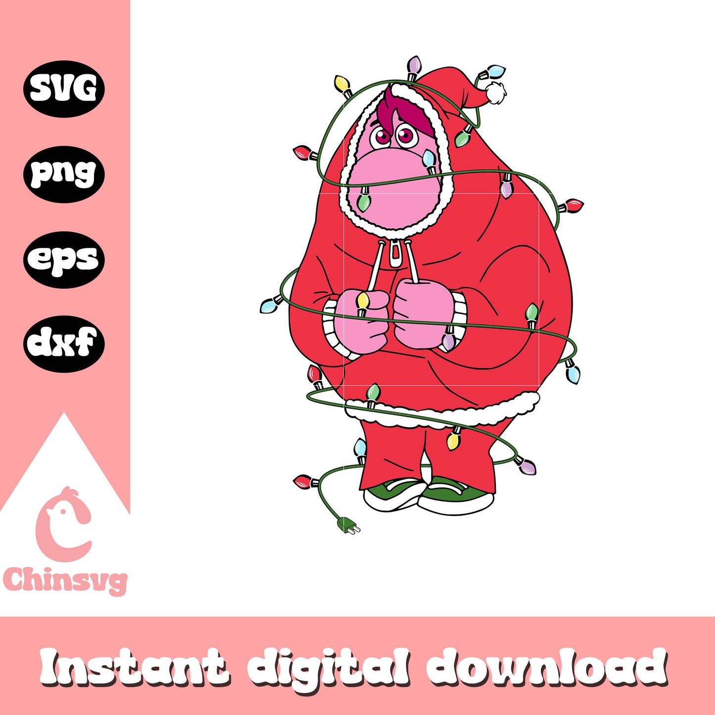 Embarrassment on christmas day svg, christmas lights svg