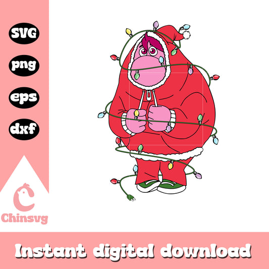 Embarrassment on christmas day svg, christmas lights svg