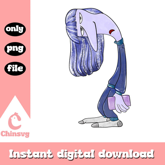 Ennui alone inside out design png, inside out ennui​ png