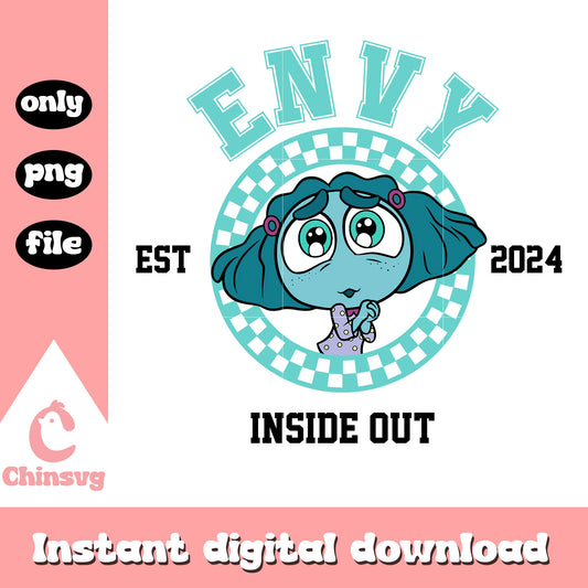 Envy est 2024 inside out png, envy inside out​ png, inside out 2 envy​ png