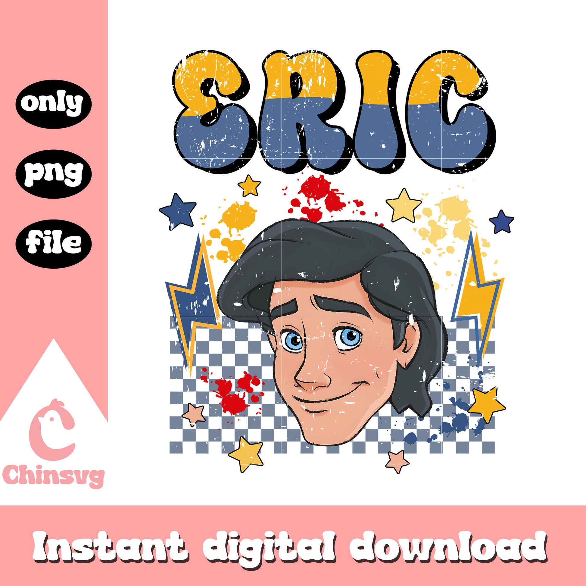 Eric prince disney cartoon character png, eric prince character png