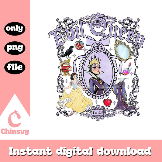 Evil Queen back png, disney characters png, cartoon png