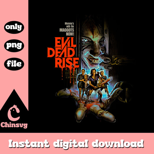 Evil dead rise poster design png, scary movies png, evil dead png