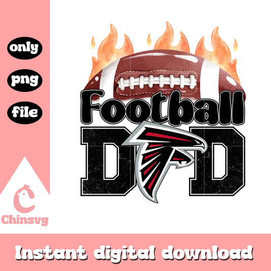 Falcons football dad black png, sports atlanta falcons​​​​ png