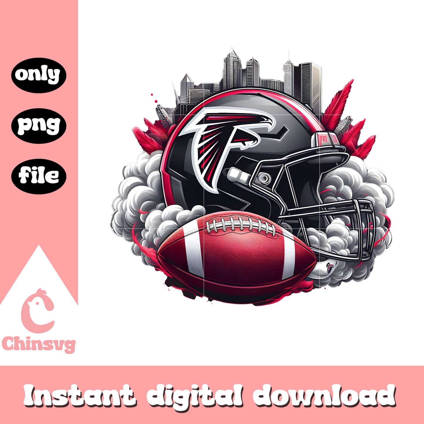 Falcons speed custom logo png, nfl atlanta falcons png