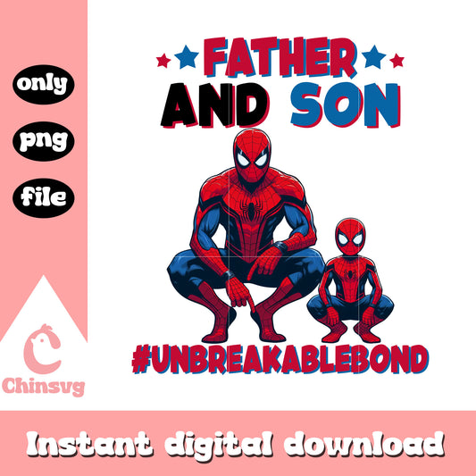 Father and son spiderman png, advengers png, marvel png