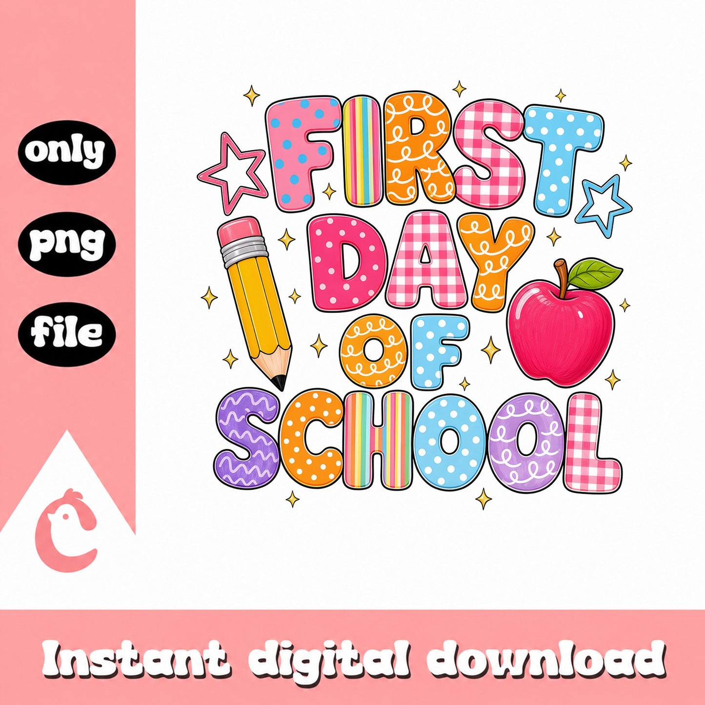 First Day Of School PNG, Back To School PNG, Teacher PNG