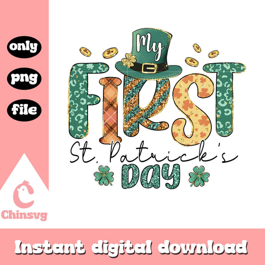 First st.patrick's day png, happy saint patricks day png