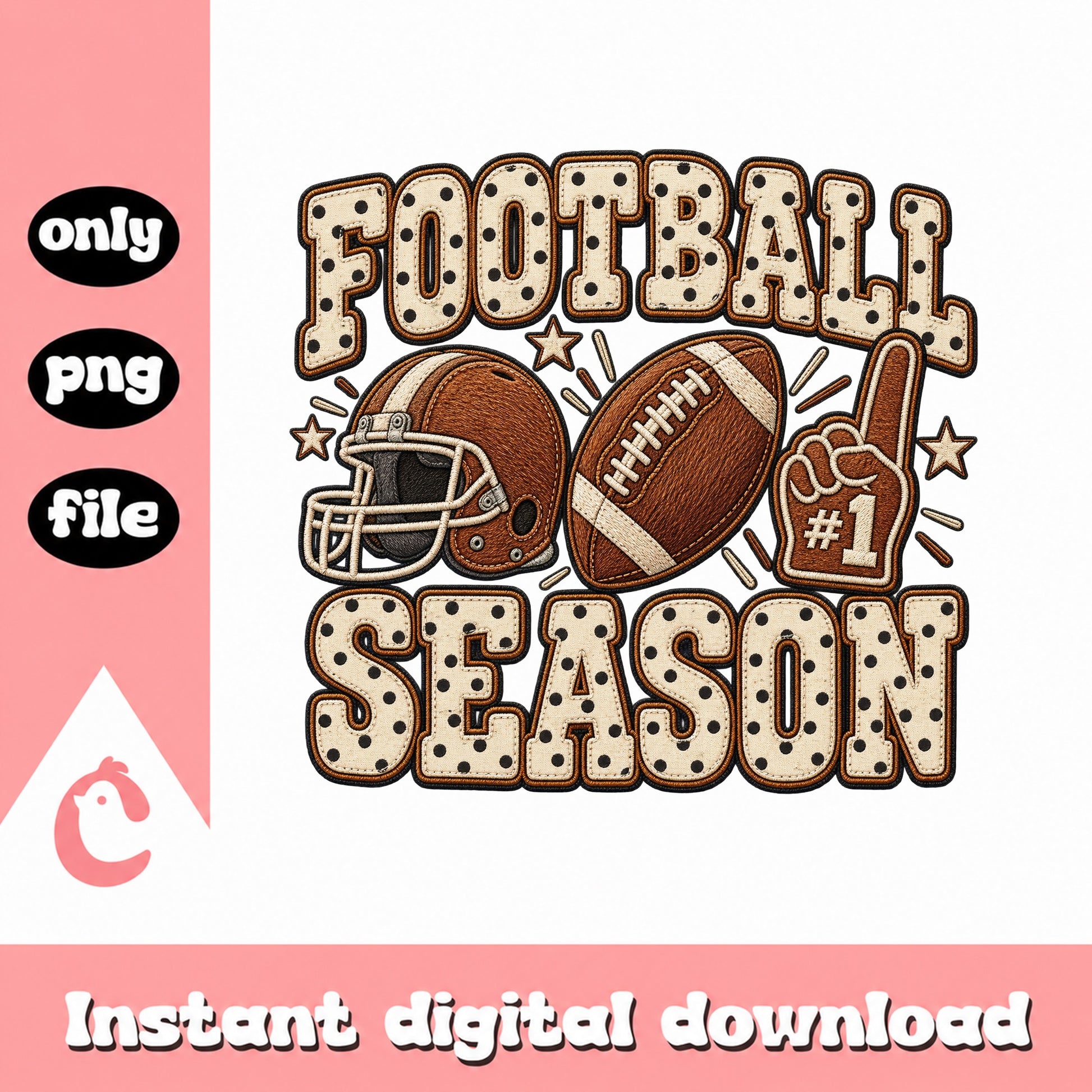 Football Season PNG, Sports Clipart, Instant Download PNG