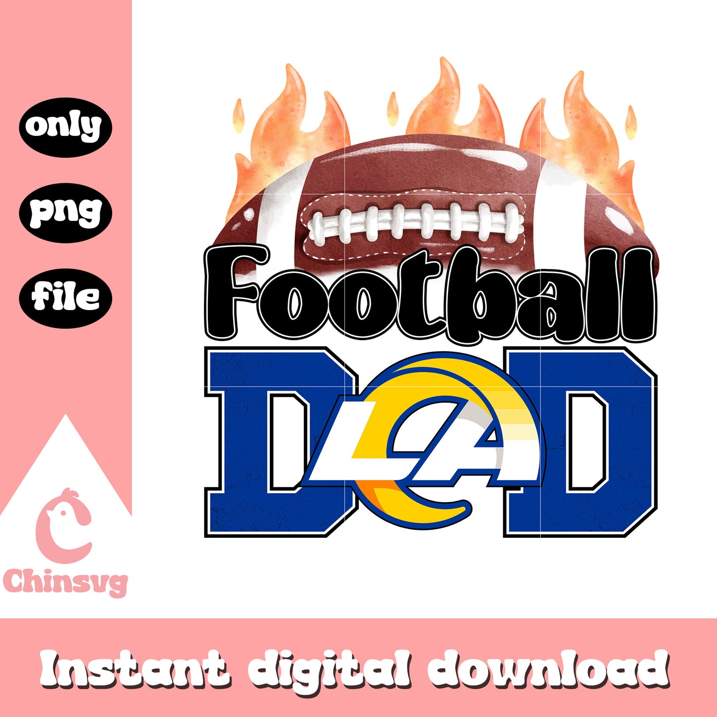 Football dad rams design png, rams images​​​​​​​​​​​​​​ png
