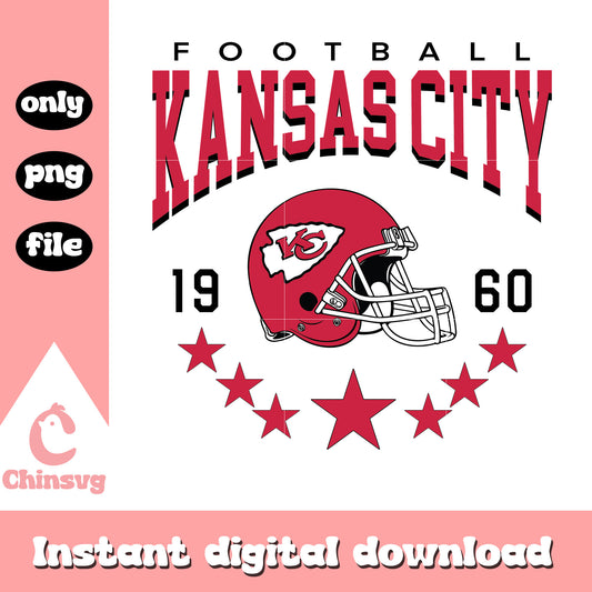 Football kansas city 1960 svg, kansas city chiefs football svg