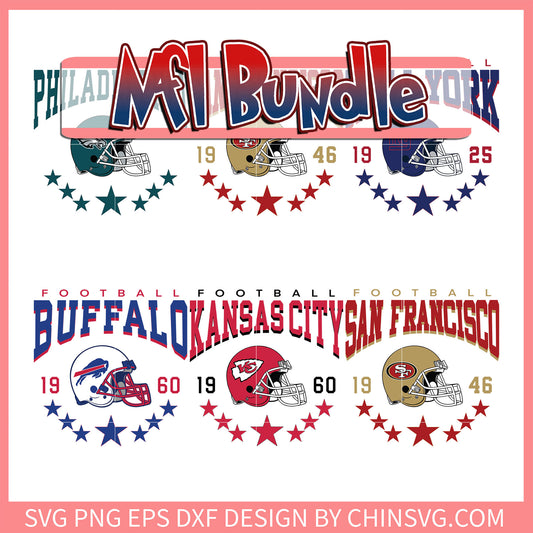 Football nfl helmet design bundle svg, football svg