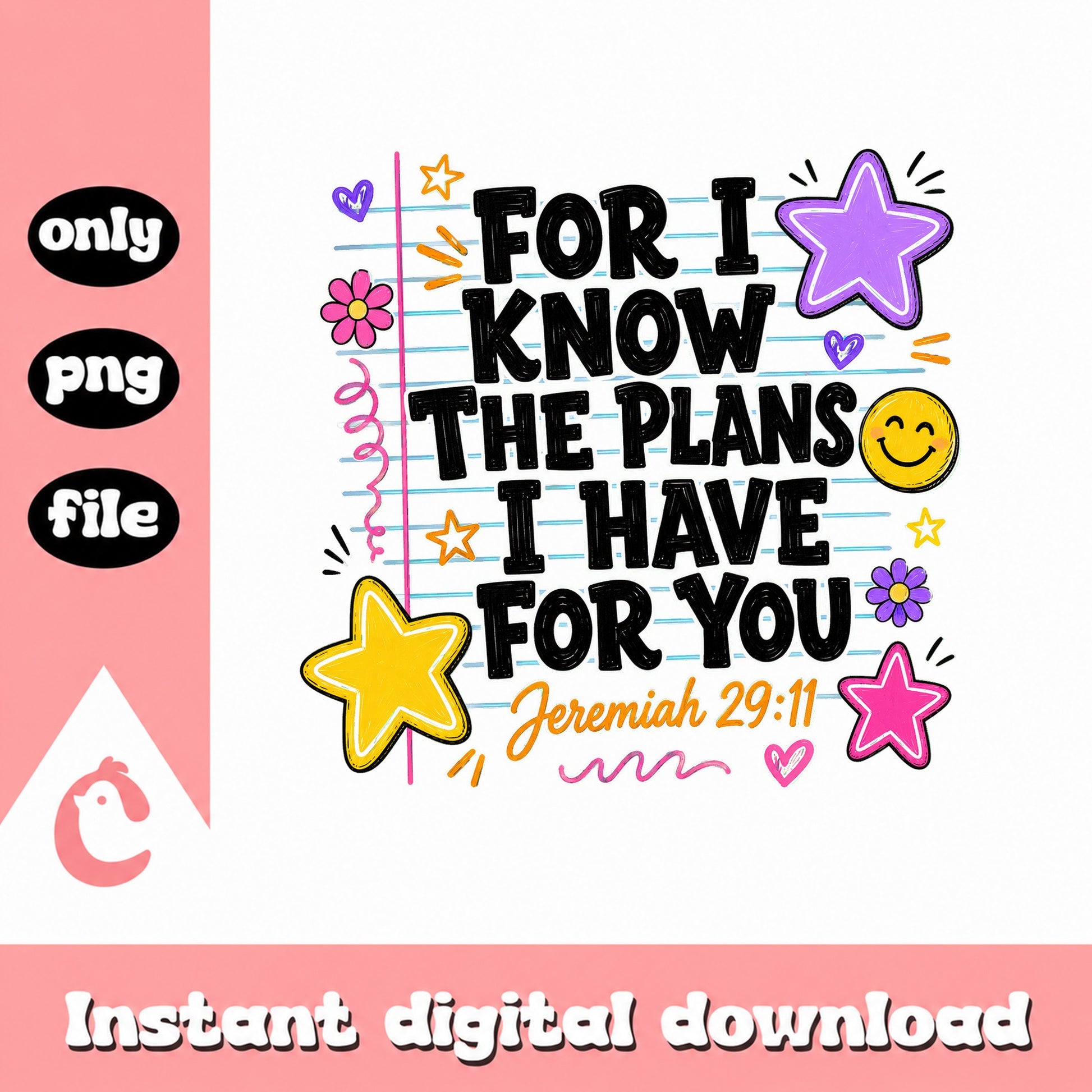 For I Know The Plans I Have For You SVG, Jeremiah 29:11, Christian PNG