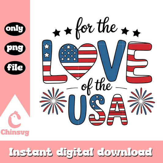 For the love of the usa 4th of july png, america 4th of july png