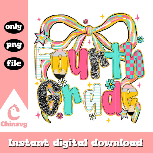 Fourth grade on school png, what is grade school png