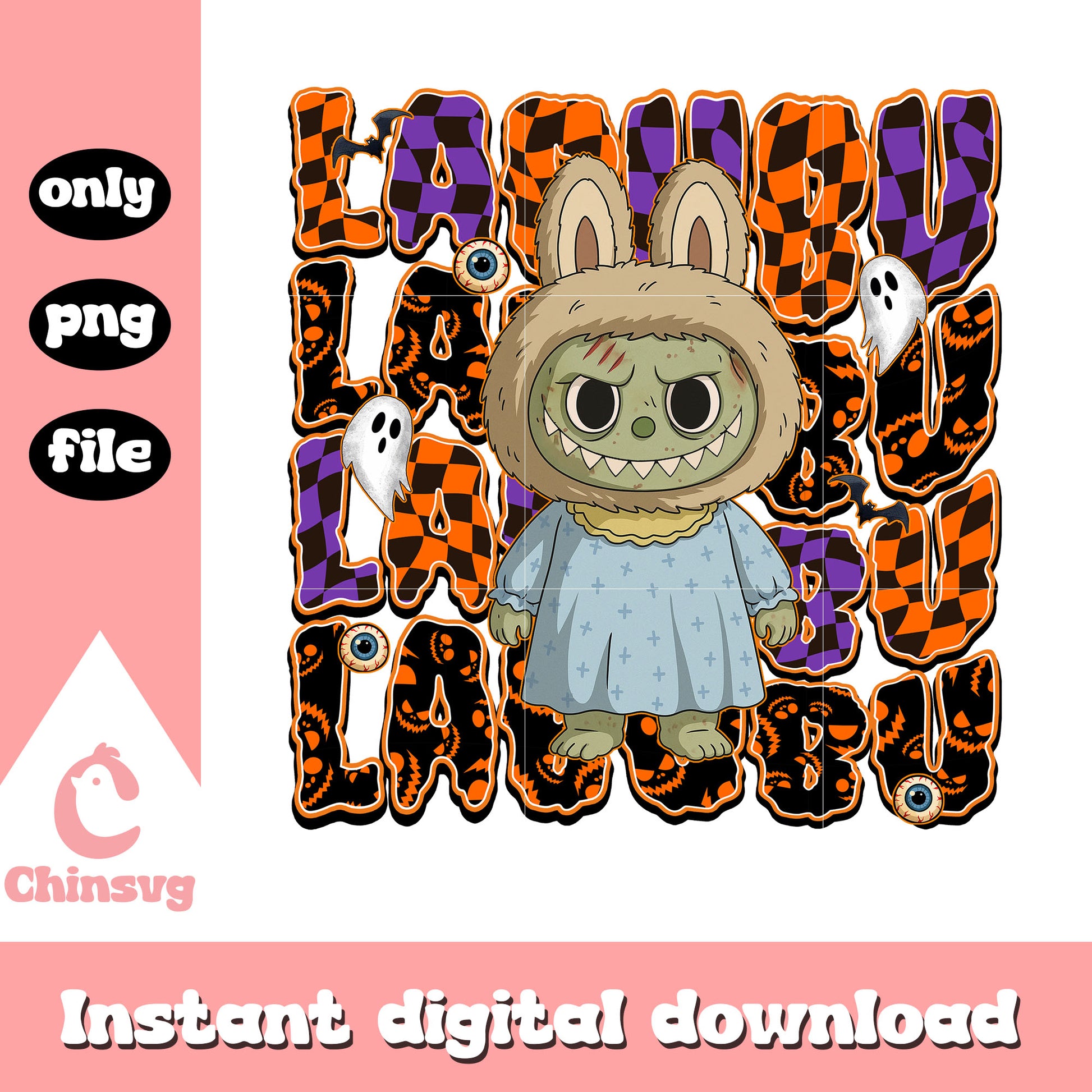 Frankenstein's monster labubu doll png, frankenstein character png