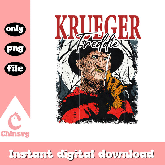 Freddy Krueger character png, halloween png, horror movie png