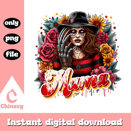 Freddy Krueger mama png, mama png, horror characters png