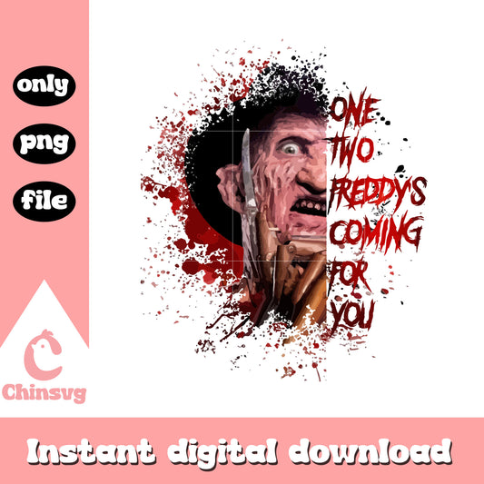 Freddy' coming for you horror design png, freddy krueger png