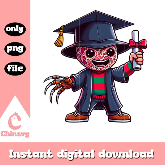 Freddy krueger graduation design png, freddy krueger movies png