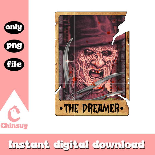 Freddy krueger the dreamer png, horror movie png