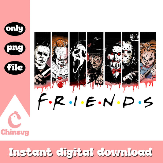 Friends Horror character Png, horror friends movies png