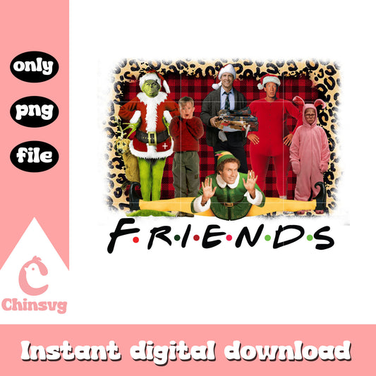 Friends grinch leopard christmas clipart png, images of grinch png