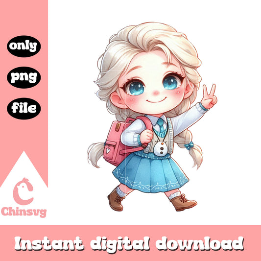 Frozen elsa go to school png, school shooting today png